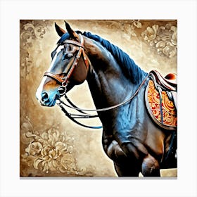 Horse Portrait Canvas Print