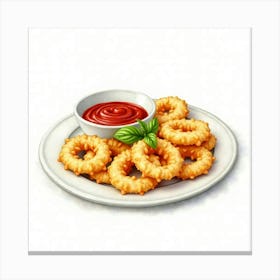 Onion Rings Canvas Print