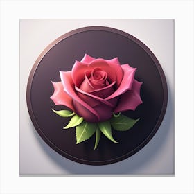 Rose Art Canvas Print