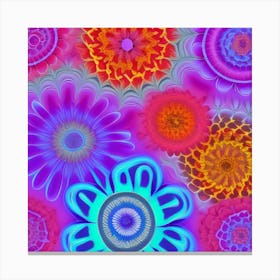 Flower Outburst Canvas Print