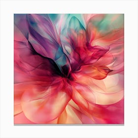 Abstract Flower Stampe su tela