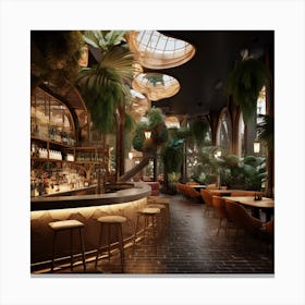 Tropical Bar Canvas Print