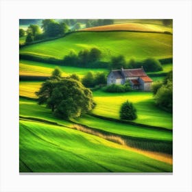 House In The Countryside 8 Canvas Print