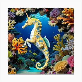 Seahorse 2 Canvas Print