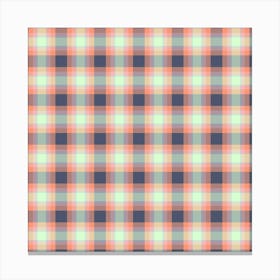 Plaid Fabric 113 Canvas Print