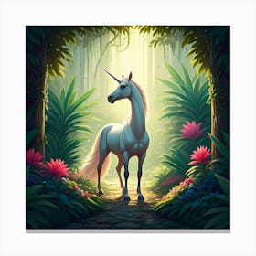 Majestic Unicorn Canvas Print