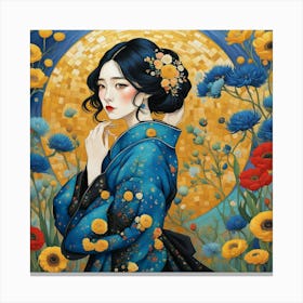 Asian Woman Canvas Print