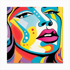 Woman'S Face 4 Canvas Print