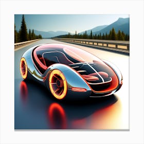 Futuristic Car S Canvas Print