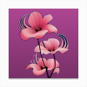 Flower design Canvas Print