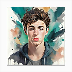 Shawn Mendes Ar2 Canvas Print