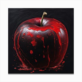 Bloody Apple 2 Canvas Print