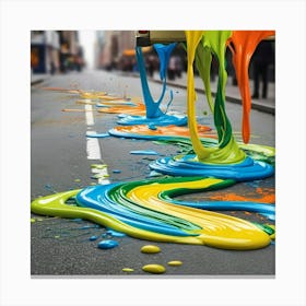 Street Art Canvas Print