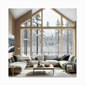 Cozy Living Room Canvas Print