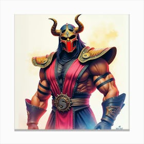 Mortal Kombat Ninja Fighter Concept Art (62) Canvas Print