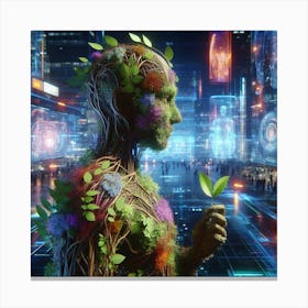 Futuristic Man 1 Canvas Print