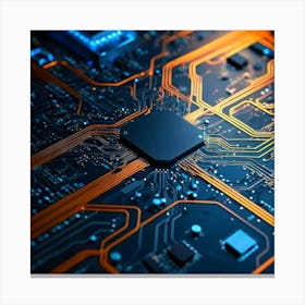 Circuit Board 10 Canvas Print