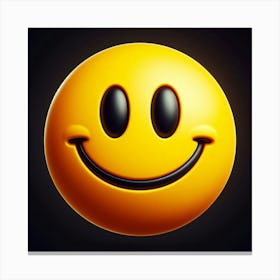 Smiley Face 28 Canvas Print