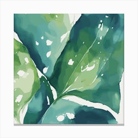Green Leaves Canvas Print