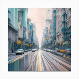 Argentina City Street Canvas Print