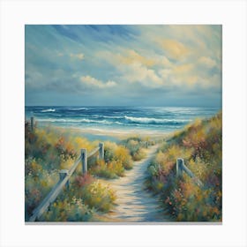 Path To The Beach Canvas Print