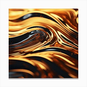 Abstract Oil Painting 1 Canvas Print