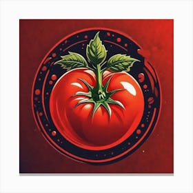 Tomato Logo 10 Canvas Print