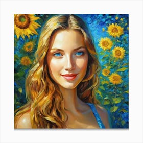 Sunflowersxgg Canvas Print