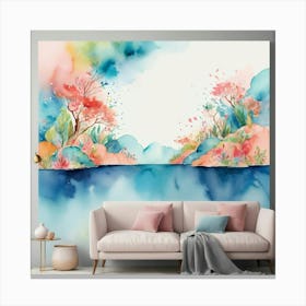 Watercolor Painting 6 Canvas Print