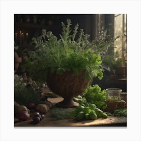 Herb Garden Canvas Print