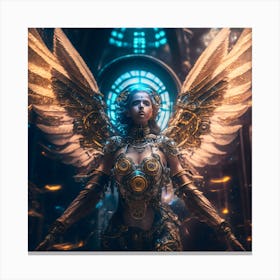 Steampunk Angel Canvas Print