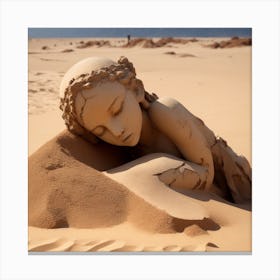 Sand Sculpture Canvas Print