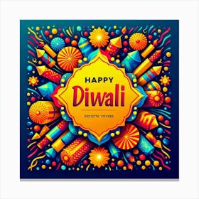 Happy Diwali Images Templates Design S (21) Canvas Print