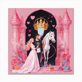 Princess And Prince Canvas Print