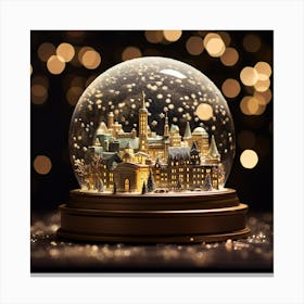 Snow Globe 1 Canvas Print