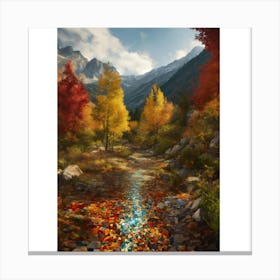 Autumn Creek 1 Canvas Print