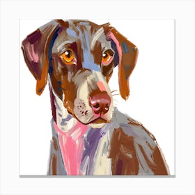 German Shorthaired Pointer 01 Canvas Print