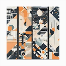 Abstract Geometric Wall Art Canvas Print