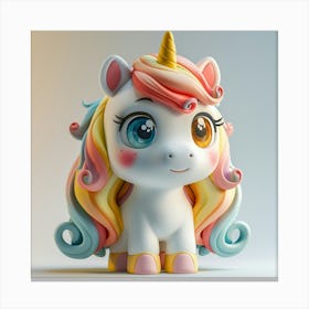 Unicorn 3d 4 Canvas Print