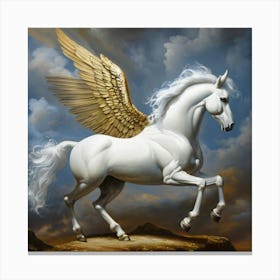 Horse With Wings Canvas Print