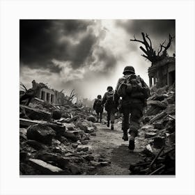 Call Of Duty 1 Canvas Print