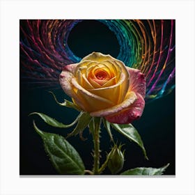 Abstract Rose Canvas Print