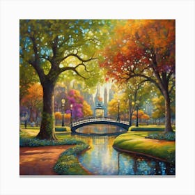 Park In The Park Canvas Print