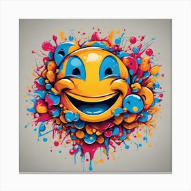 Smiley Face 8 Canvas Print