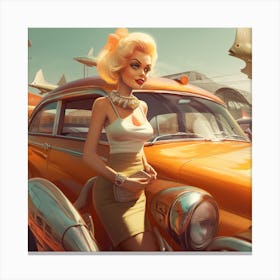 Sexy Girl Canvas Print