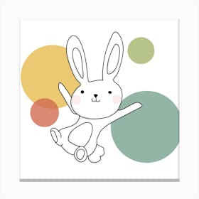 Space Rabbits Vega Canvas Print