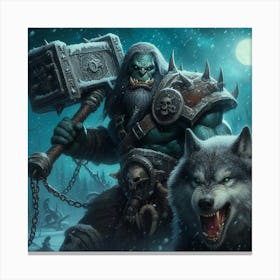 World Of Warcraft 3 Canvas Print