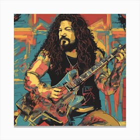 Dimebag Darrell Canvas Print