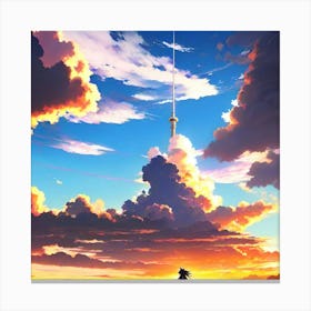Sky At Sunset Canvas Print