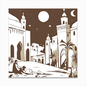 Islamic Mosque Canvas Print